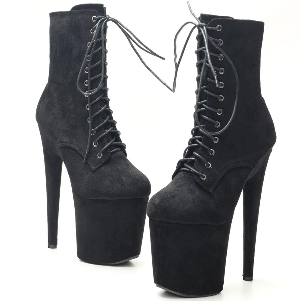 Pole Dance High Heel Ankle Boots In