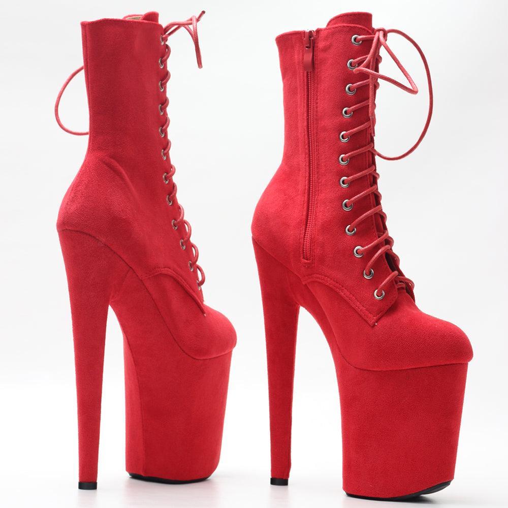 Pole Dance High Heel Ankle Boots In