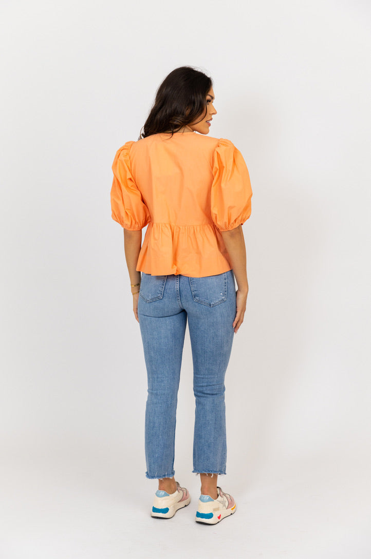 Poplin Knot Top