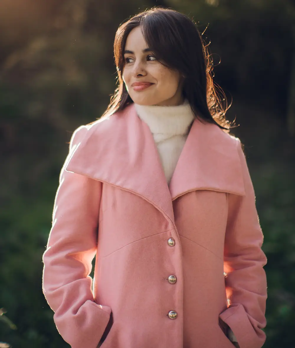 Priscilla Women's Pink Wool Coat