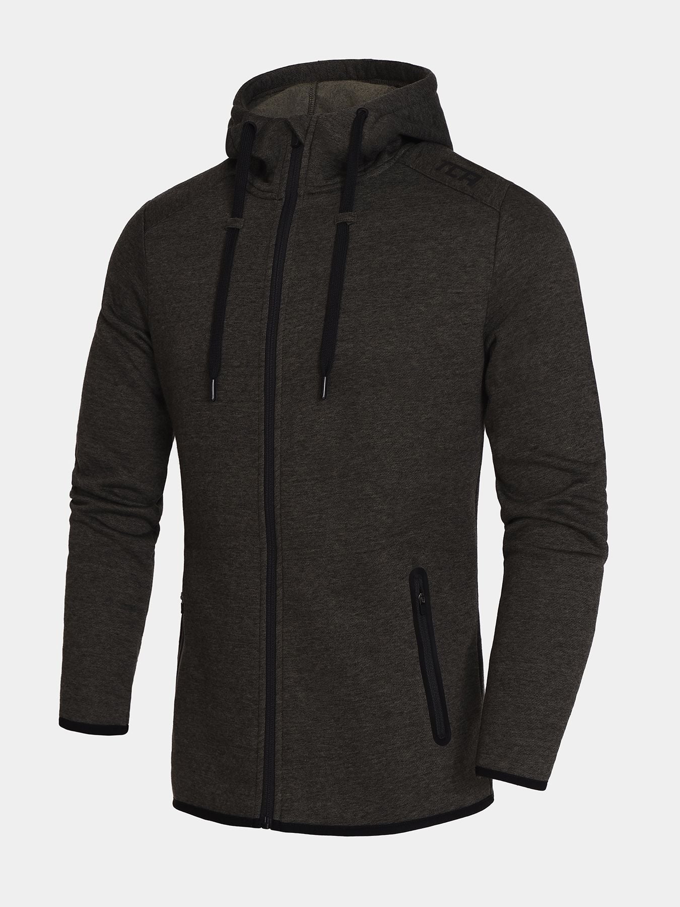 Revolution Tech Gym Running Hoodie For Men With Zip Pockets