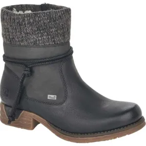 Rieker 79688 Boot Black (Women's)