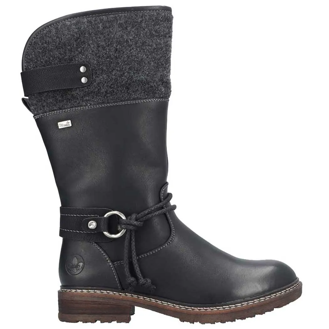 Rieker 94774 Dominika Boot Schwarz (Women's)