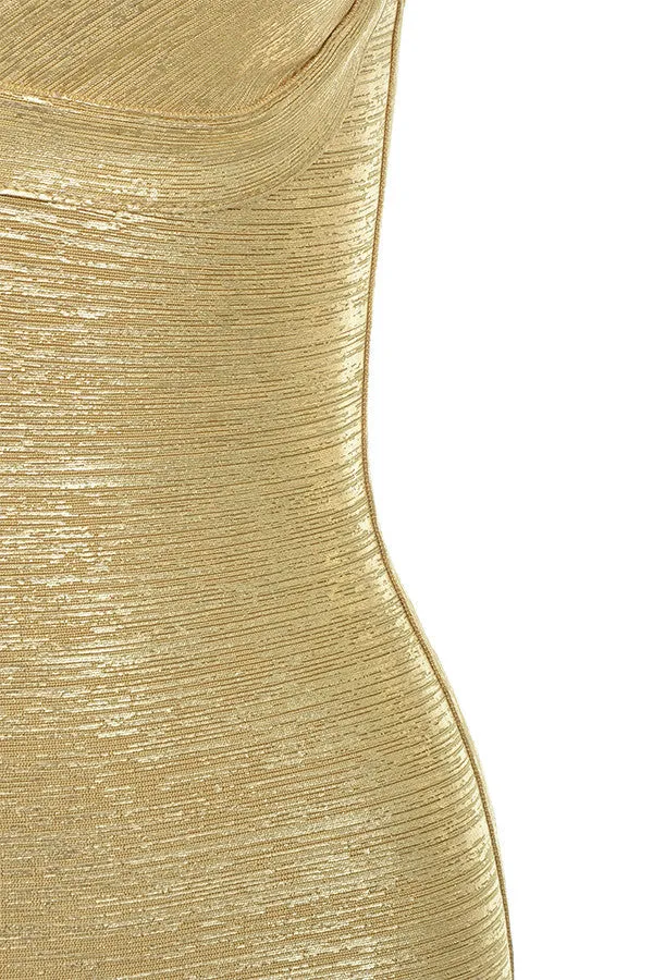 Roxy Gold Bodycon Dress