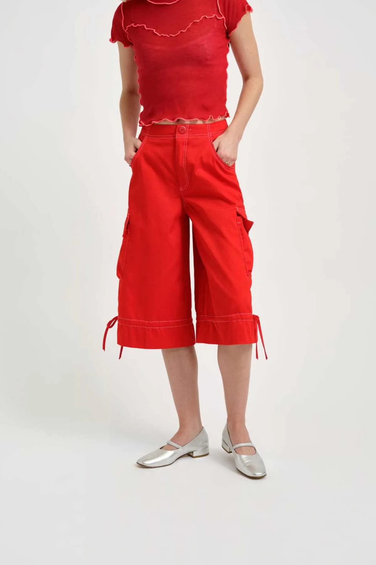 Roxy Short - Red Twill