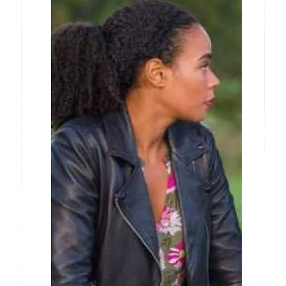 Roxy Sternberg FBI Most Wanted Season 4 Black Leather Jacket