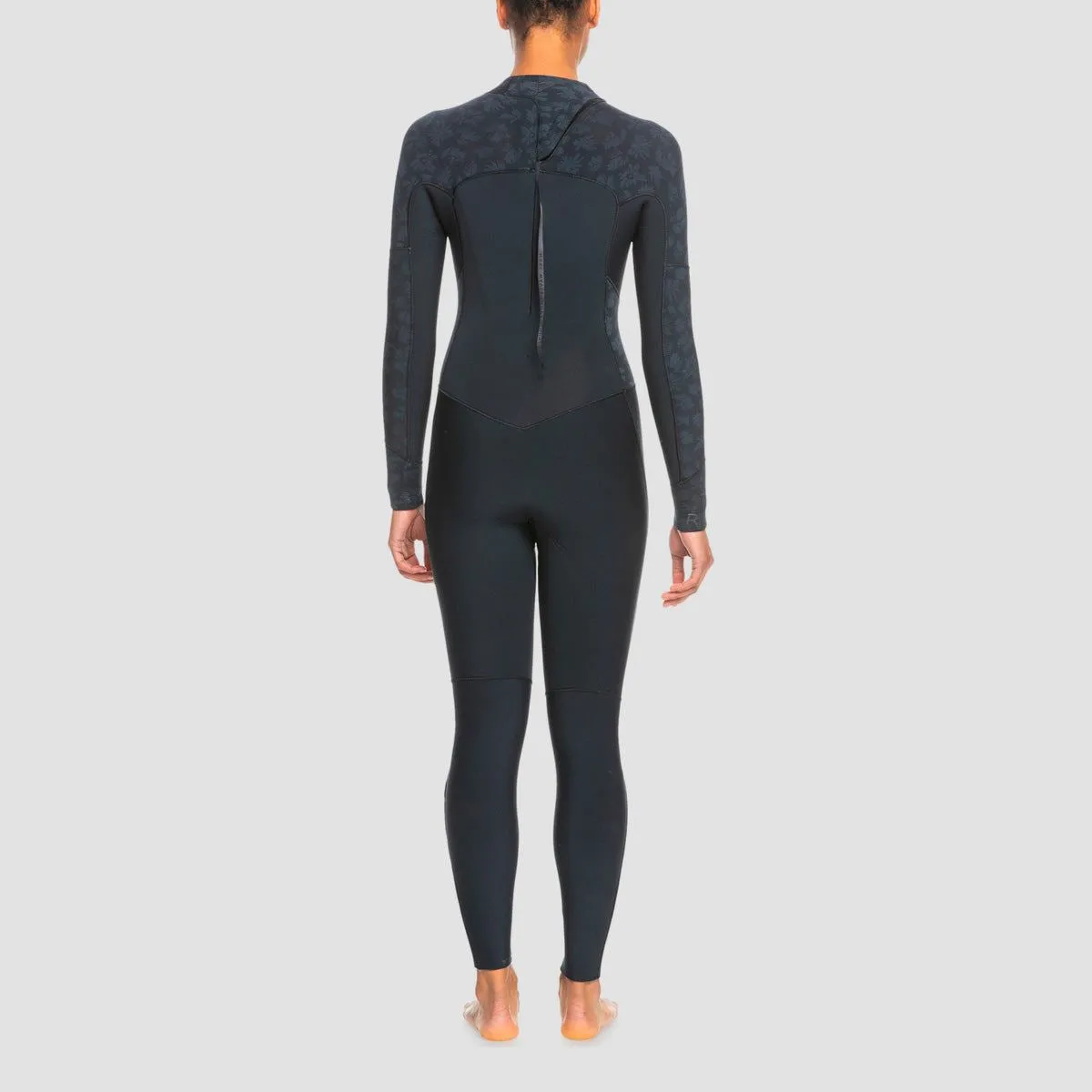 Roxy Swell Series 4/3mm Back Zip Wetsuit Black - Womens