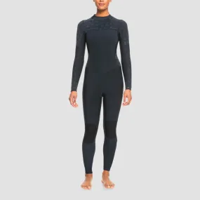 Roxy Swell Series 4/3mm Back Zip Wetsuit Black - Womens