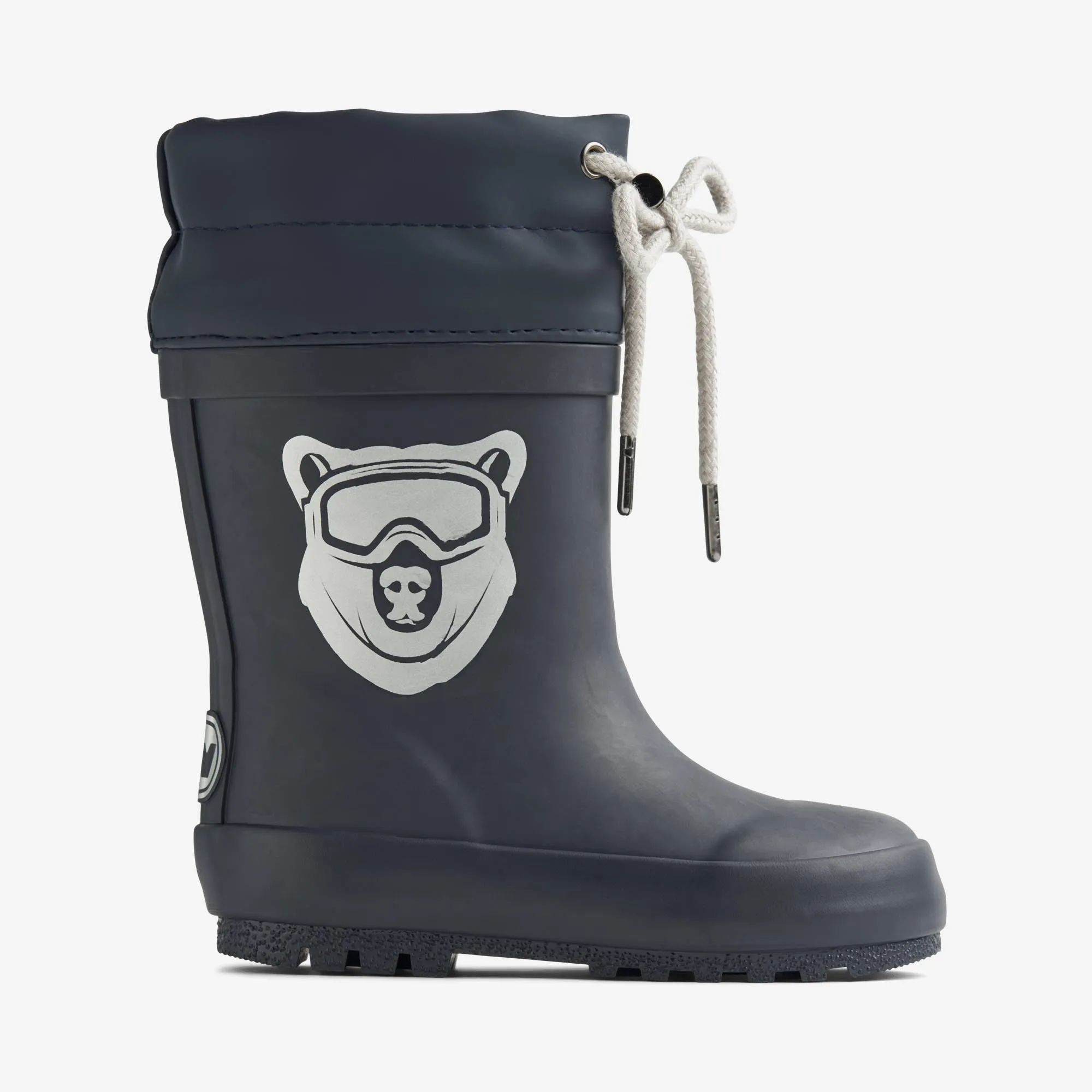 Rubber Boot Thermo Solid - navy bear