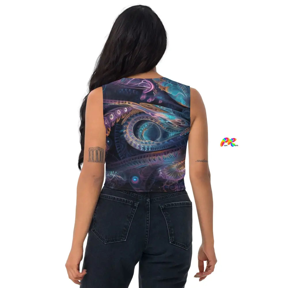 Sacred Vision Rave Crop Top