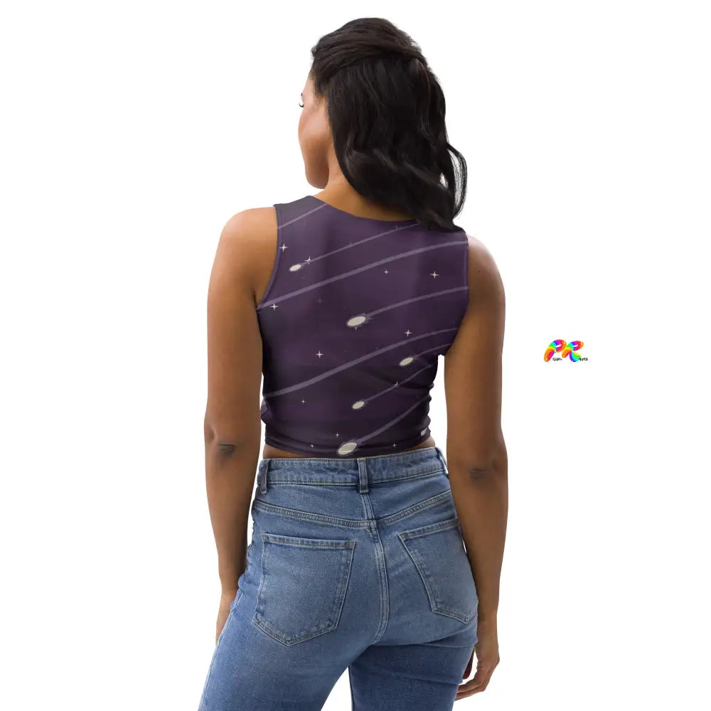 Saturn Rave Crop Top