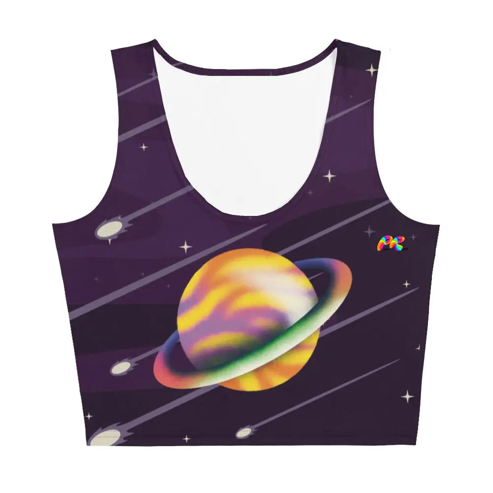 Saturn Rave Crop Top