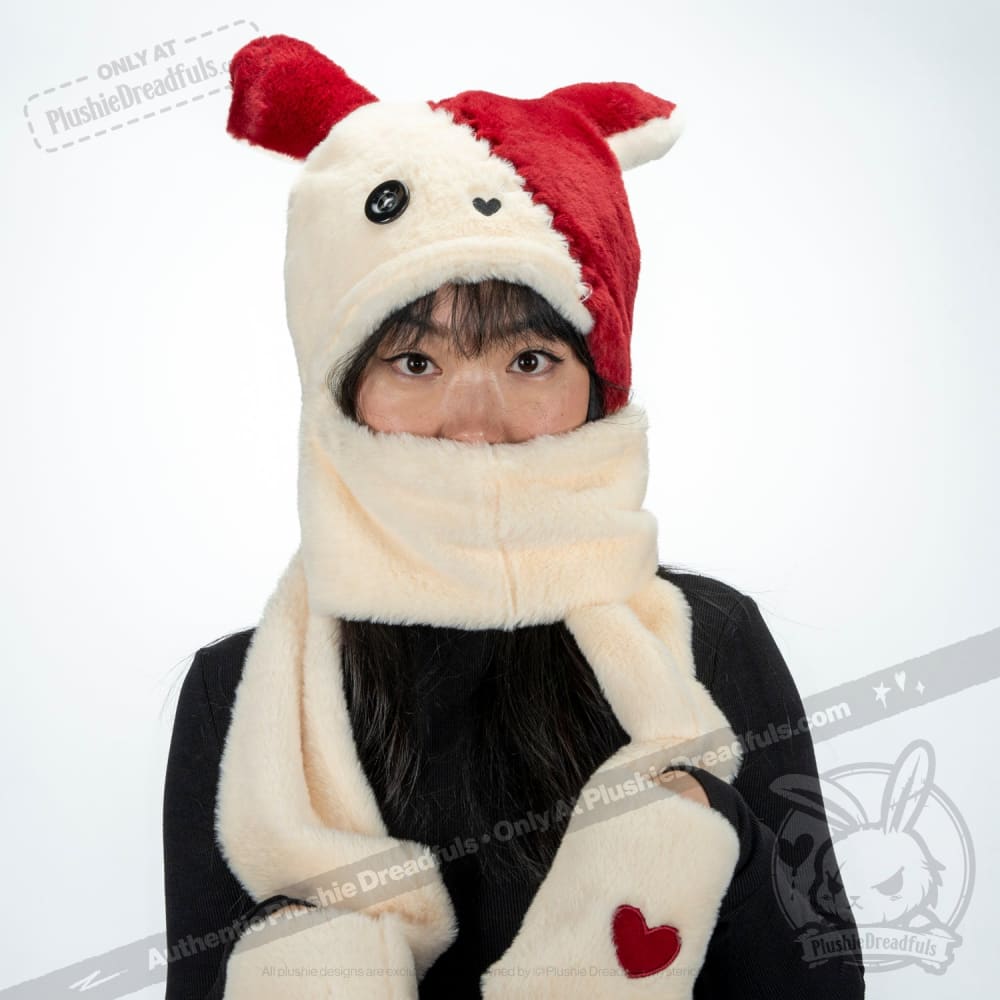 Scoodie Dreadful - Love Rabbit Scarf Hoodie