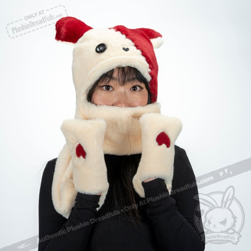 Scoodie Dreadful - Love Rabbit Scarf Hoodie