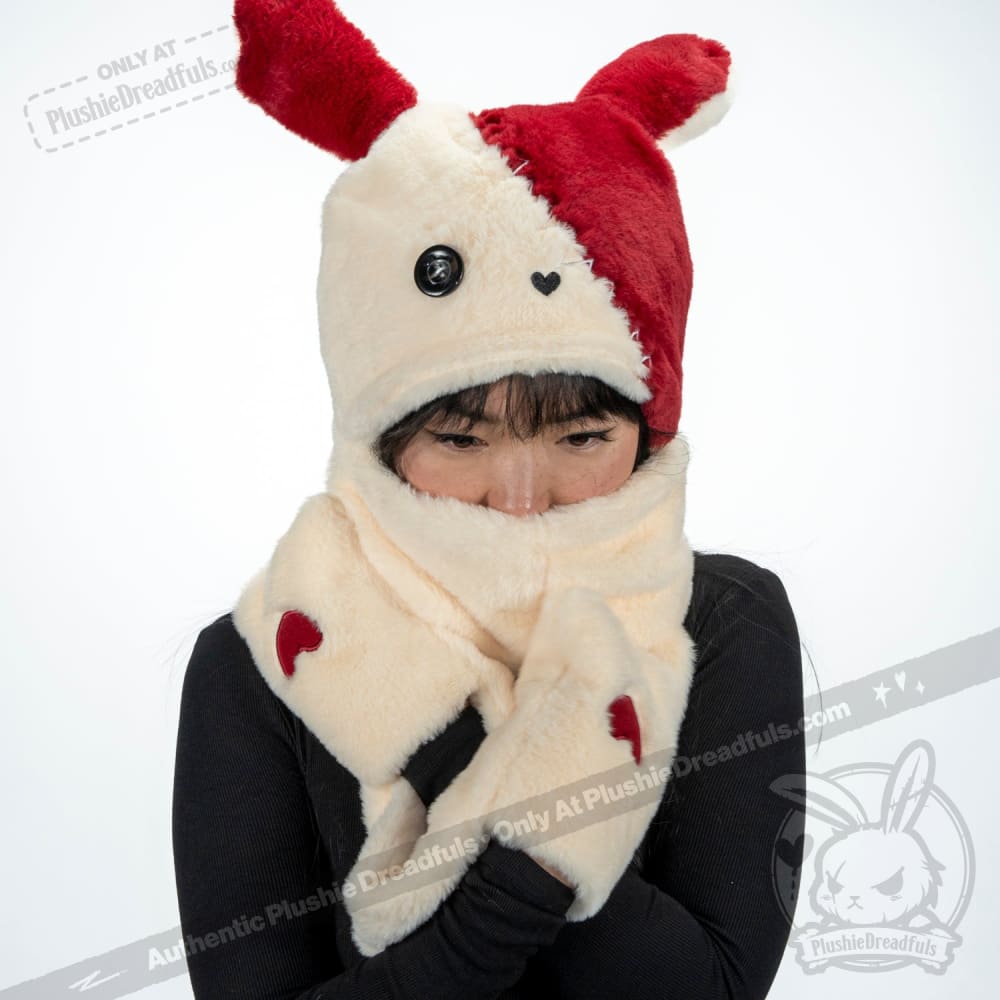 Scoodie Dreadful - Love Rabbit Scarf Hoodie