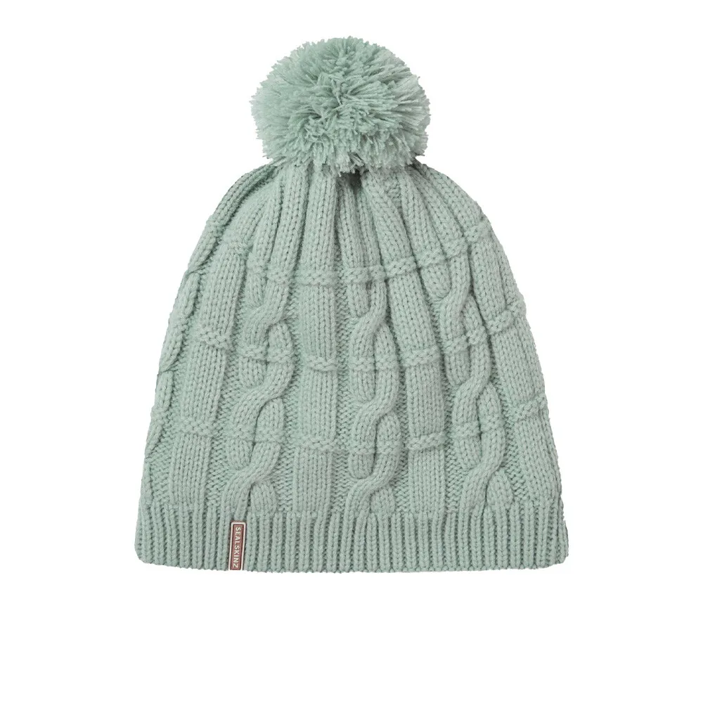 SealSkinz Hemsby Waterproof Cold Weather Cable Knit Bobble Hat - AW24