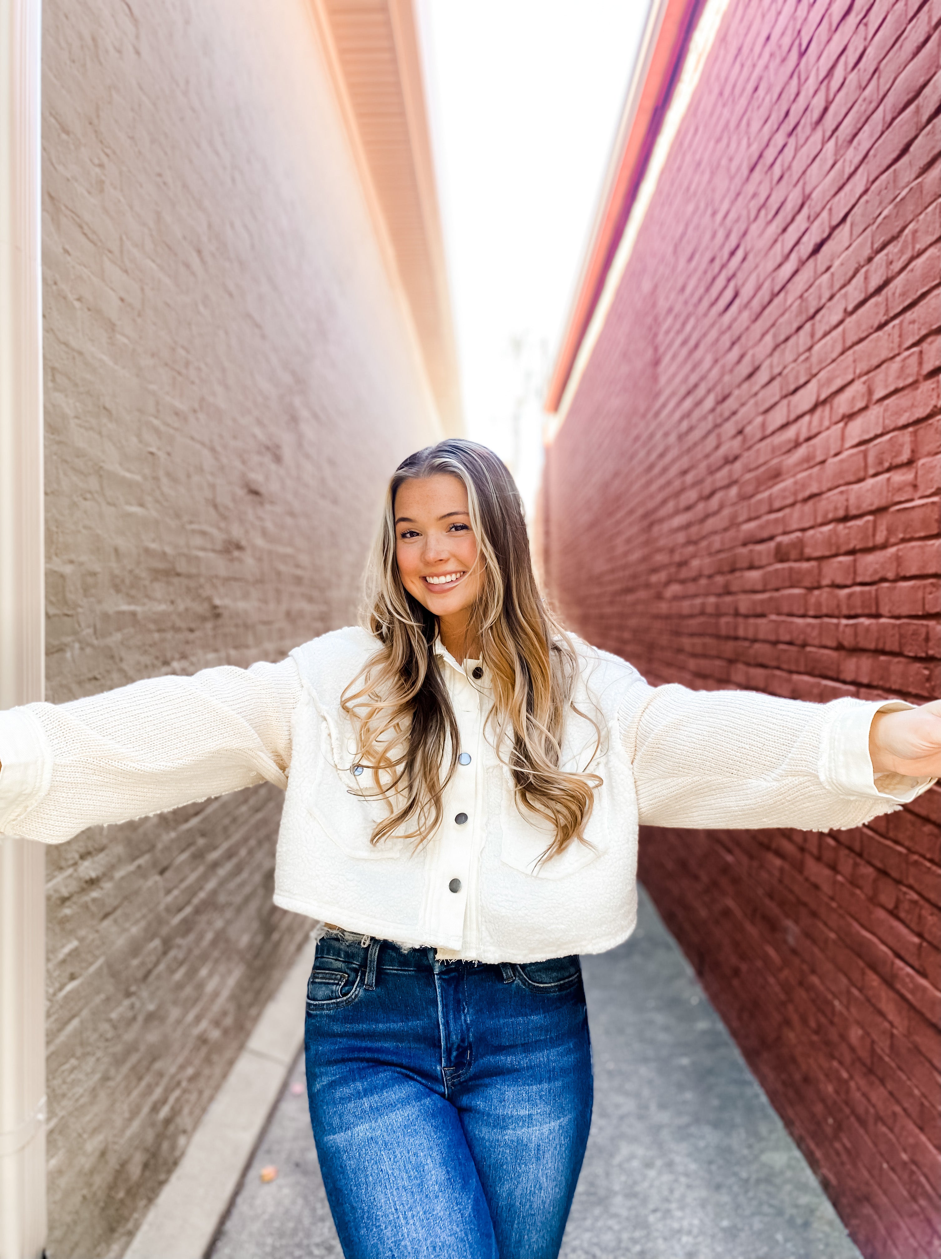 Snowflake Cropped Jacket