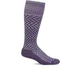 Sockwell Womens Chevron Plum