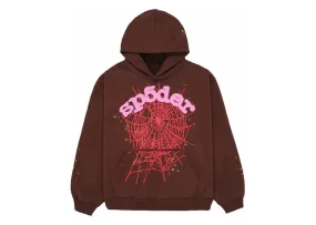 Sp5der Hoodie Brown Web