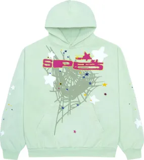 Sp5der Hoodie Mint