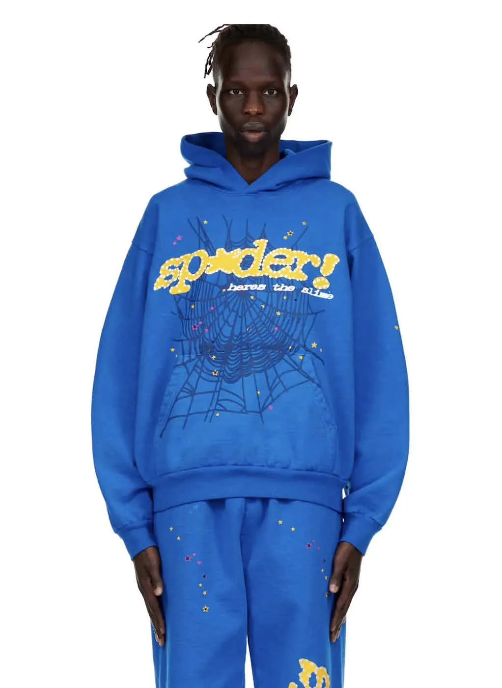 Sp5der - Royal blue Hoodie -