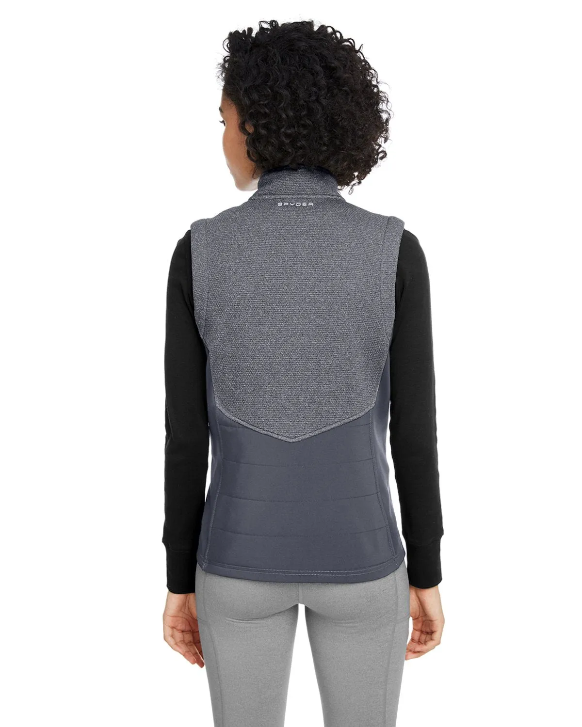 Spyder Ladies' Pursuit Commuter Vest S17275 BLACK HTHR POL