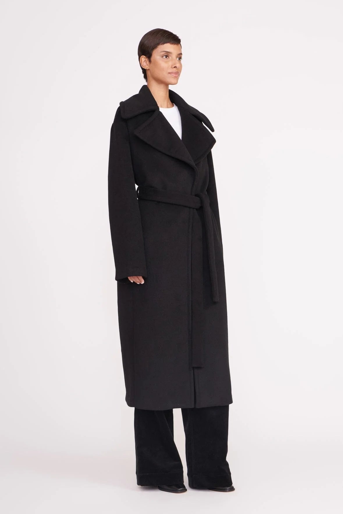 Staud Carver Coat Black