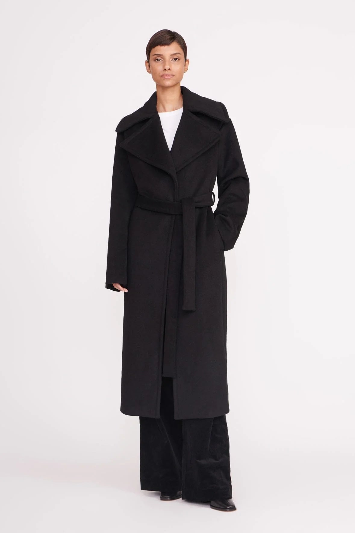 Staud Carver Coat Black