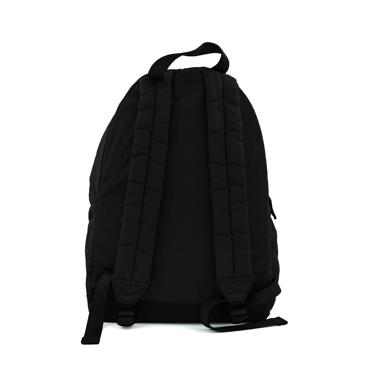 Stone Island Black Backpack With Compass Rose Patch