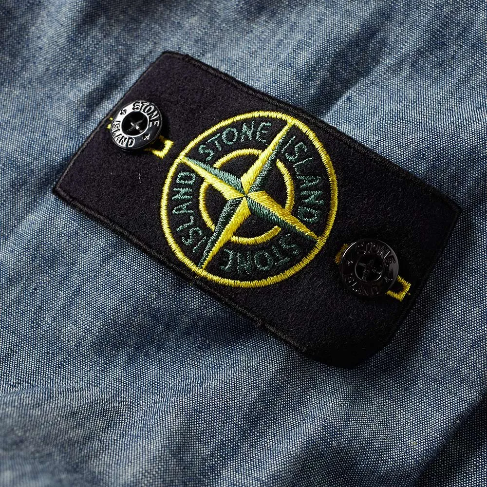 Stone Island Chambray OvershirtWash