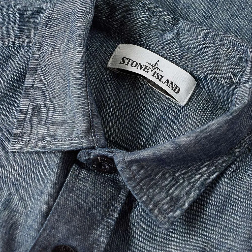 Stone Island Chambray OvershirtWash