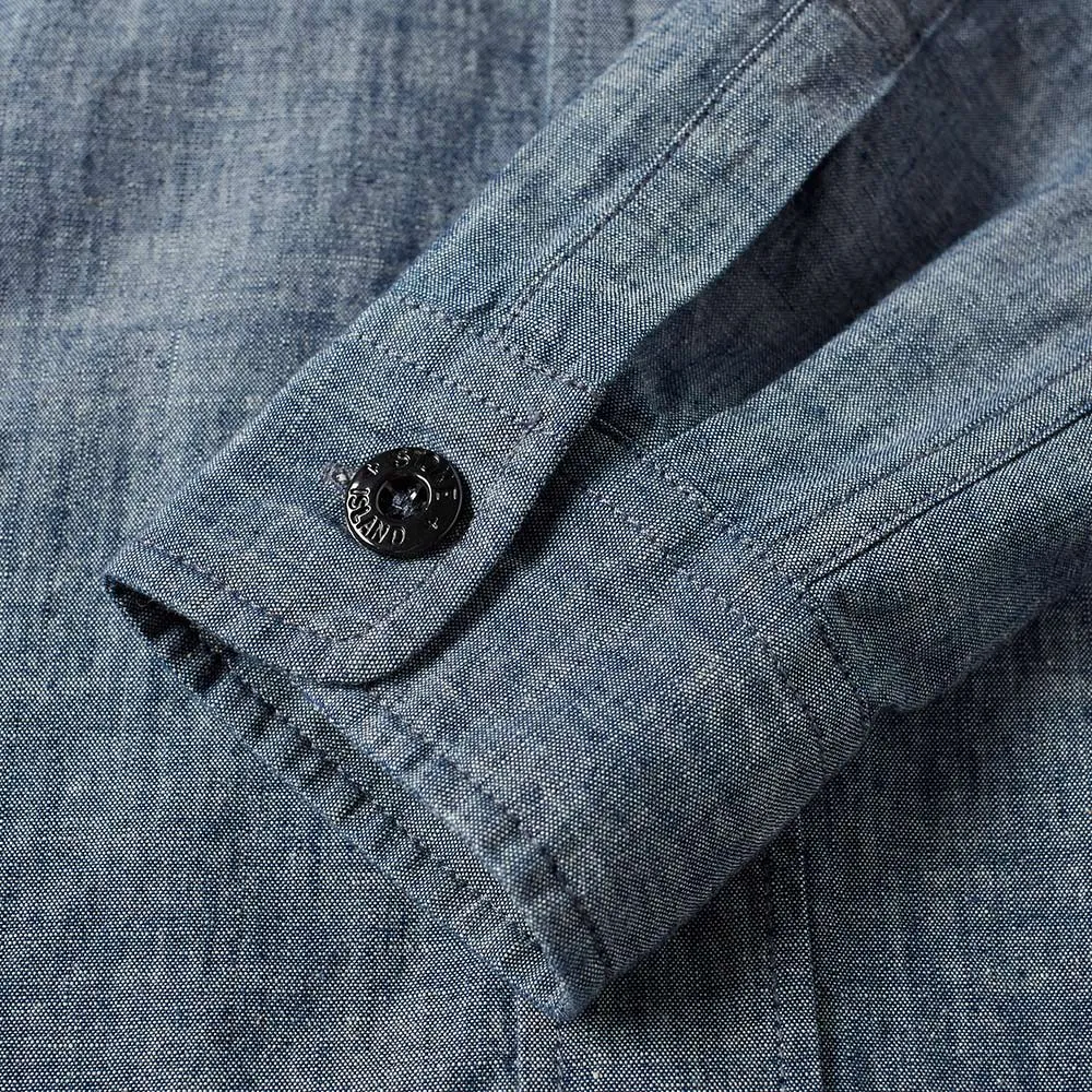 Stone Island Chambray OvershirtWash