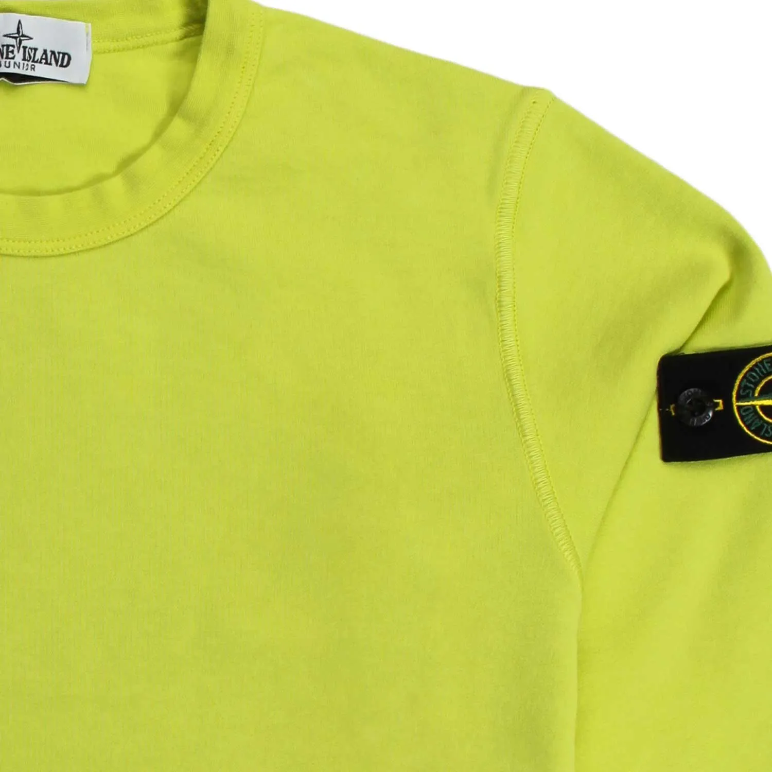 Stone Island Lime Green Sweatshirt For Boy