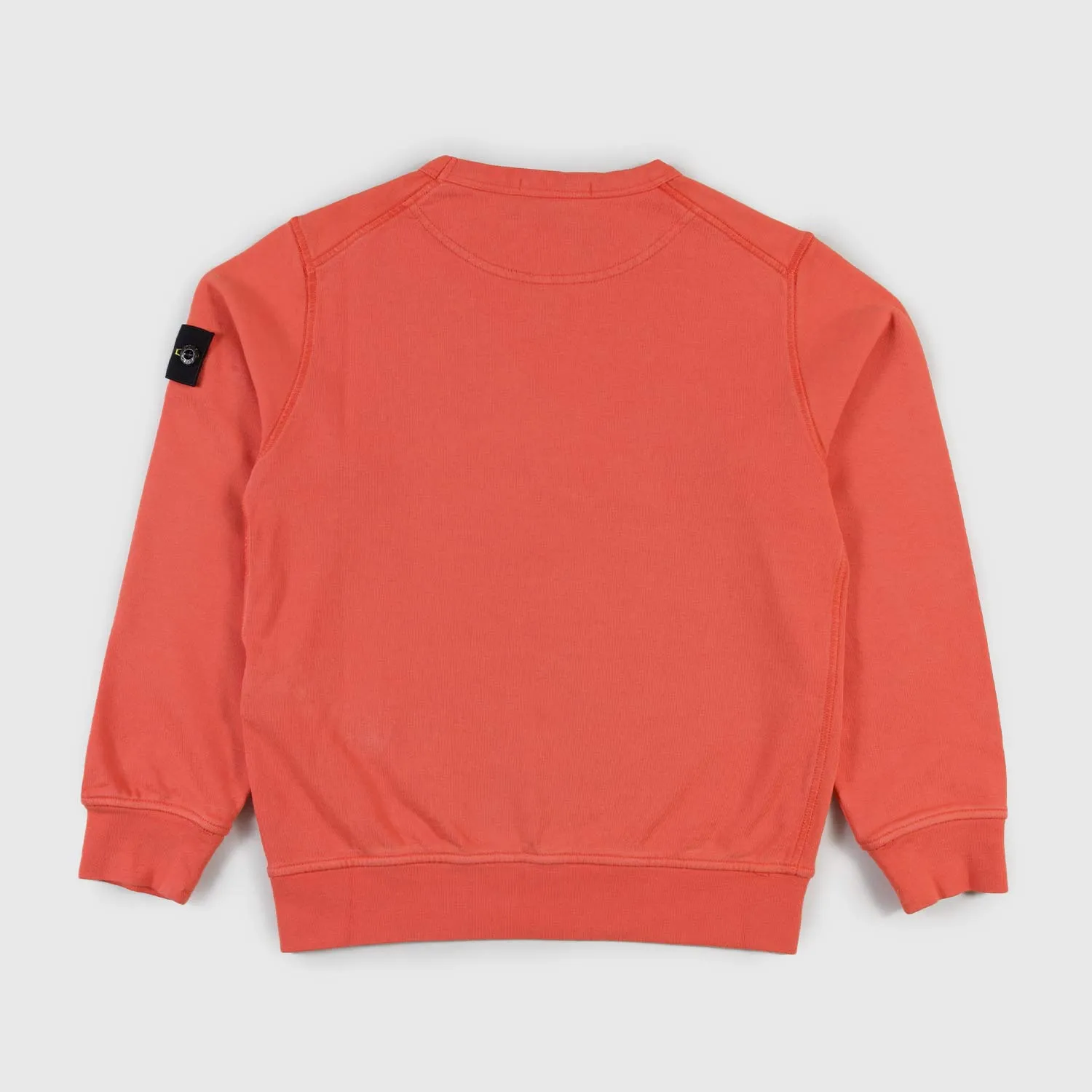 Stone Island Orange Sweatshirt With Patch Boy