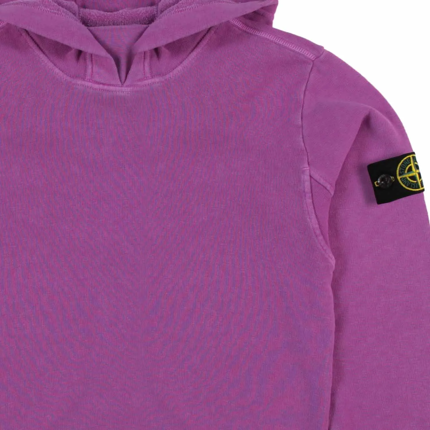 Stone Island Purple Sweatshirt With Hood For Child And Teen