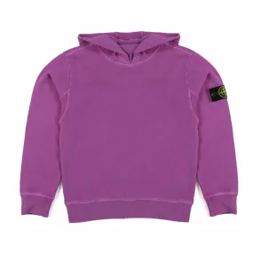 Stone Island Purple Sweatshirt With Hood For Child And Teen