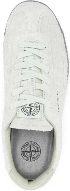 Stone Island ROCK suede sneakers Green