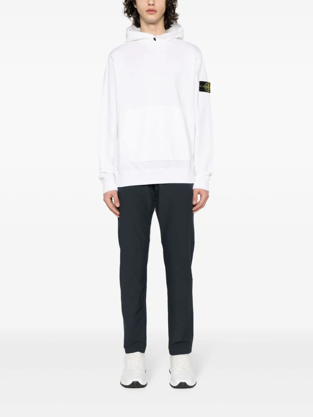 Stone Island - Sweat à capuche white 65052