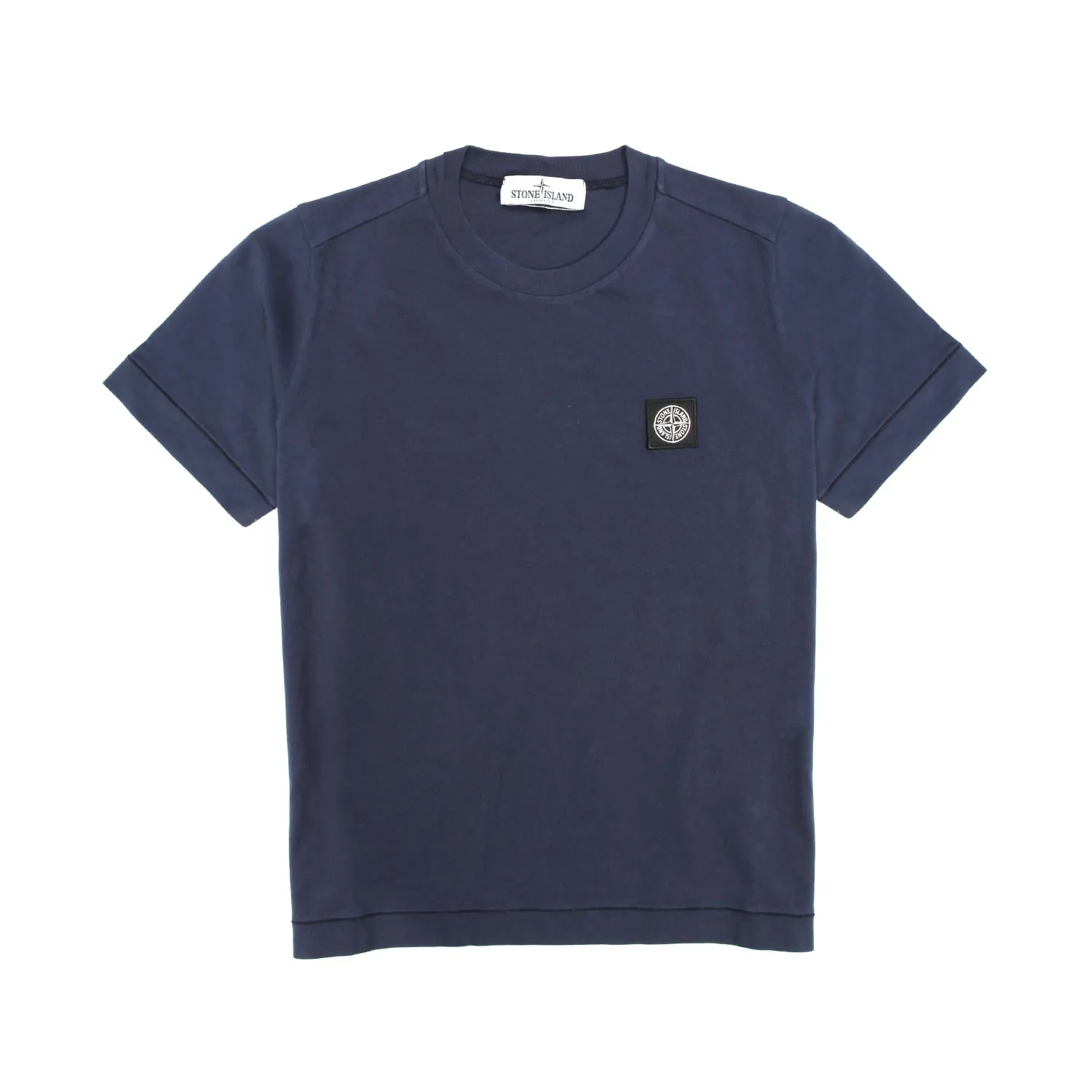 Stone Island Unisex Blue Cotton T-Shirt 02