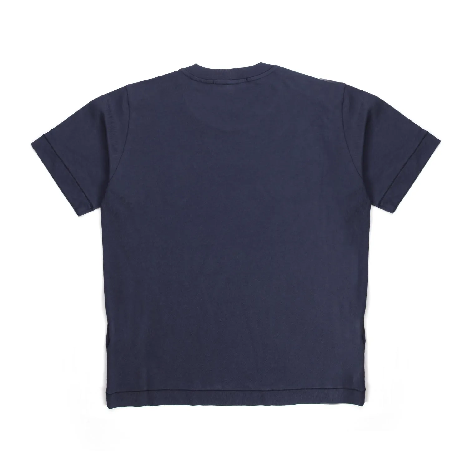 Stone Island Unisex Blue Cotton T-Shirt 02