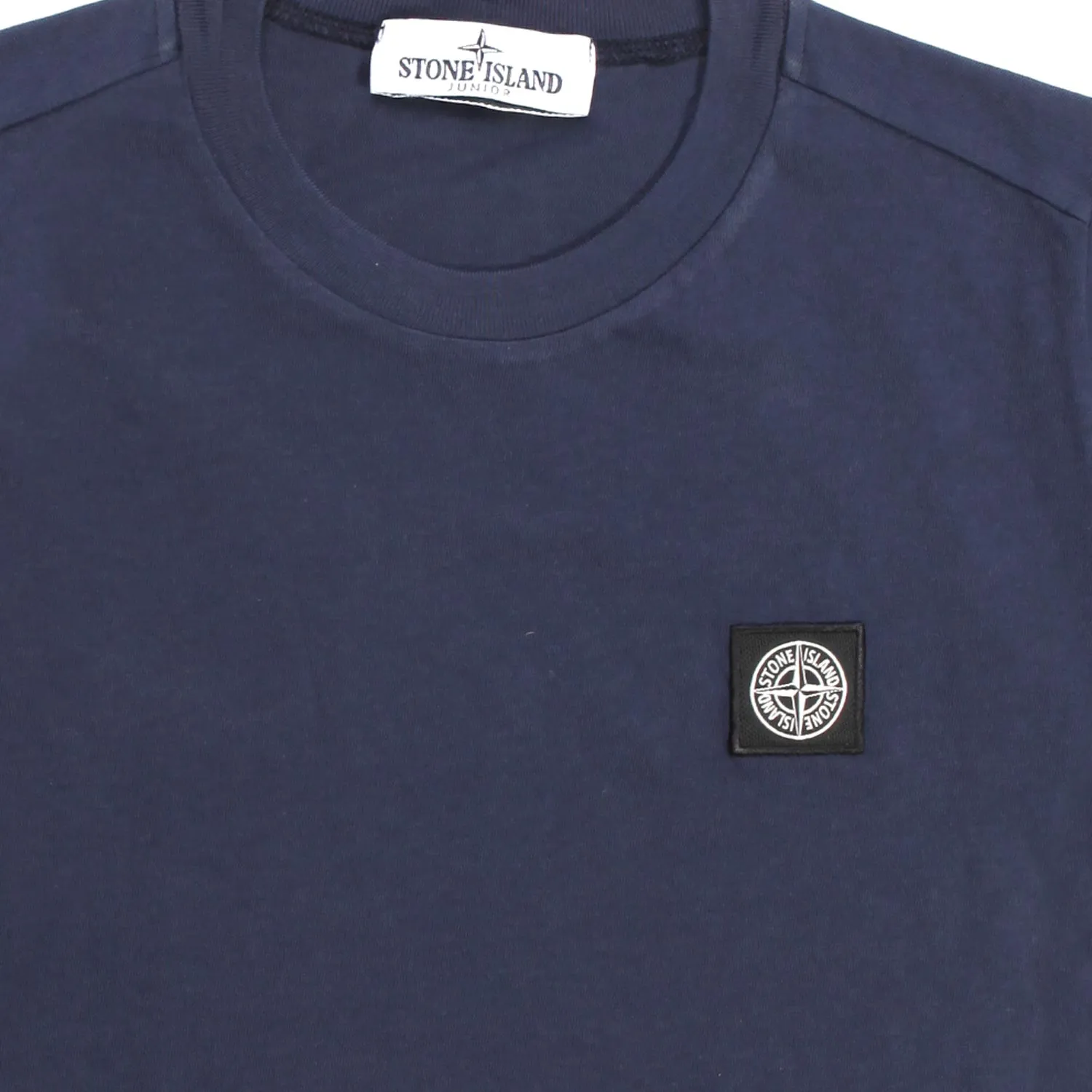 Stone Island Unisex Blue Cotton T-Shirt 02