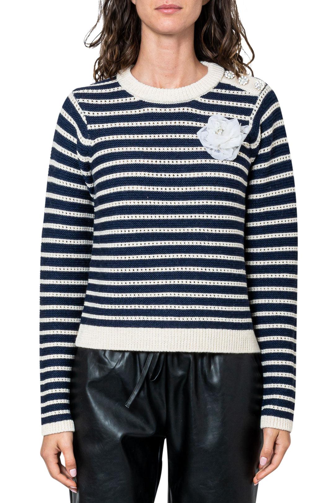 Striped wool sweater