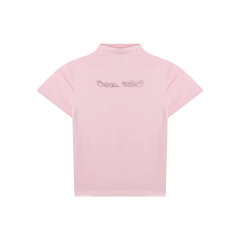 Summer Cropped Turtleneck T-shirt - Kimi