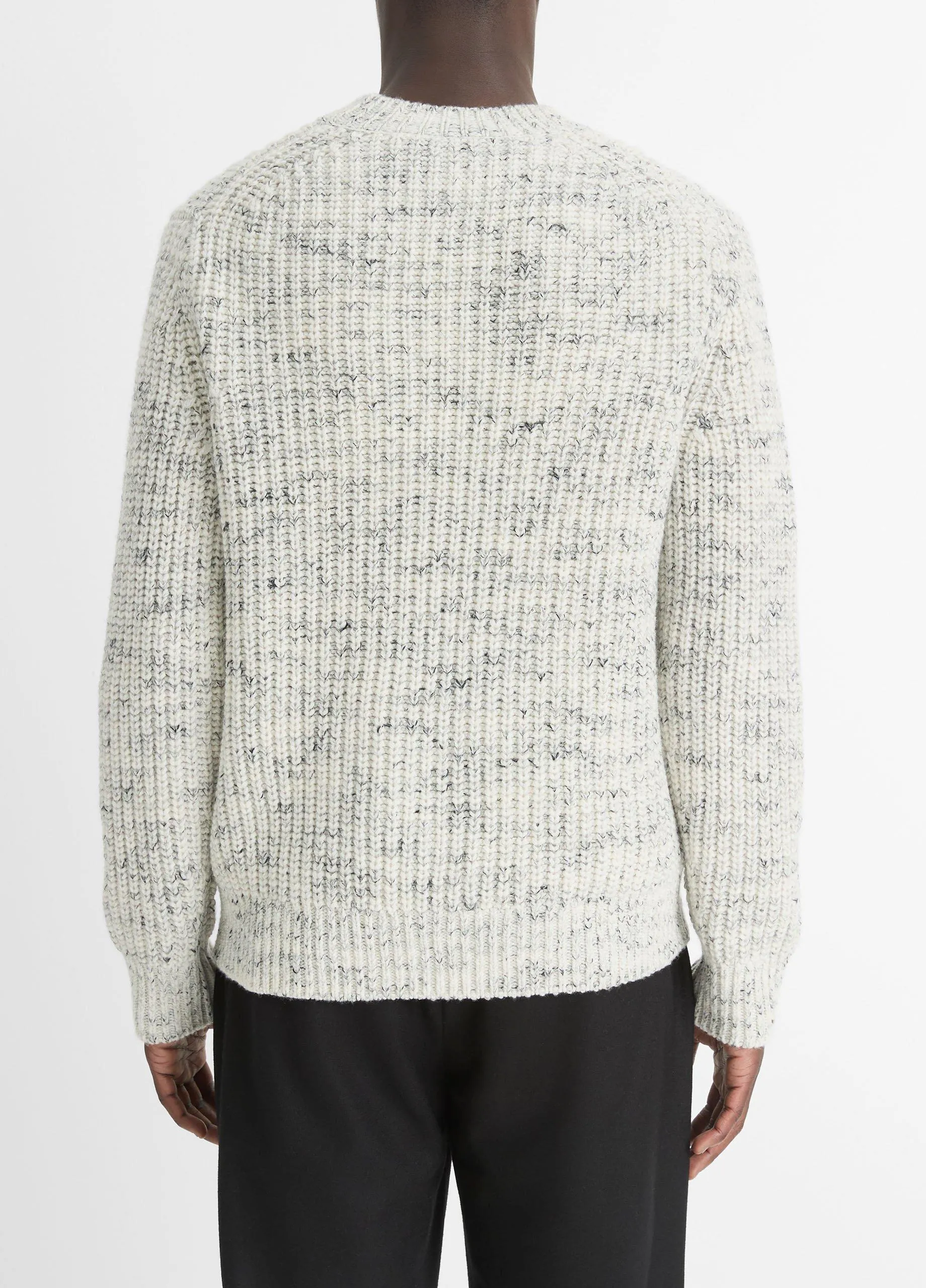 Super Space-Dye Wool Crew Neck Sweater