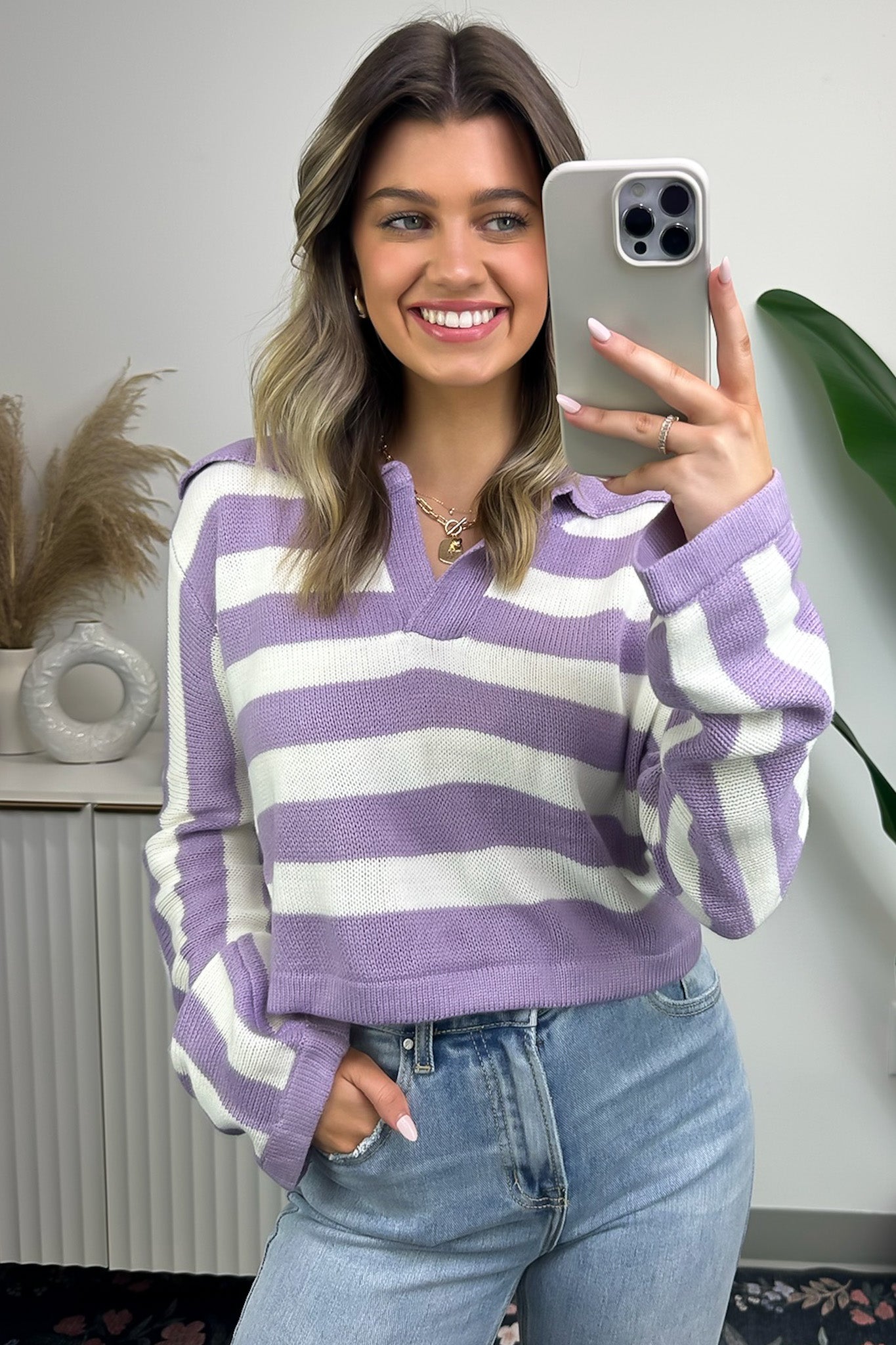 Tarynne Polo Stripe Sweater - FINAL SALE