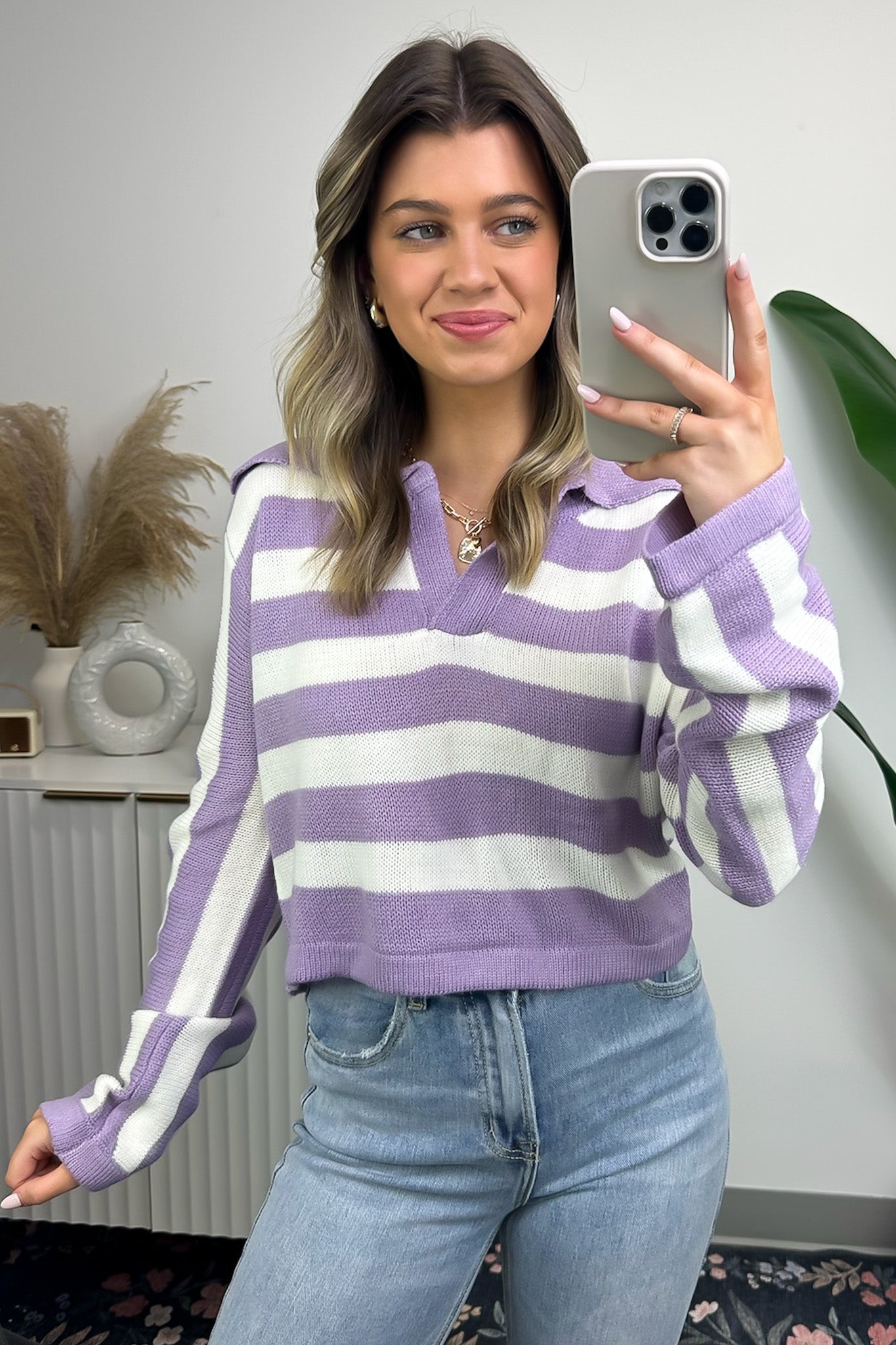 Tarynne Polo Stripe Sweater - FINAL SALE