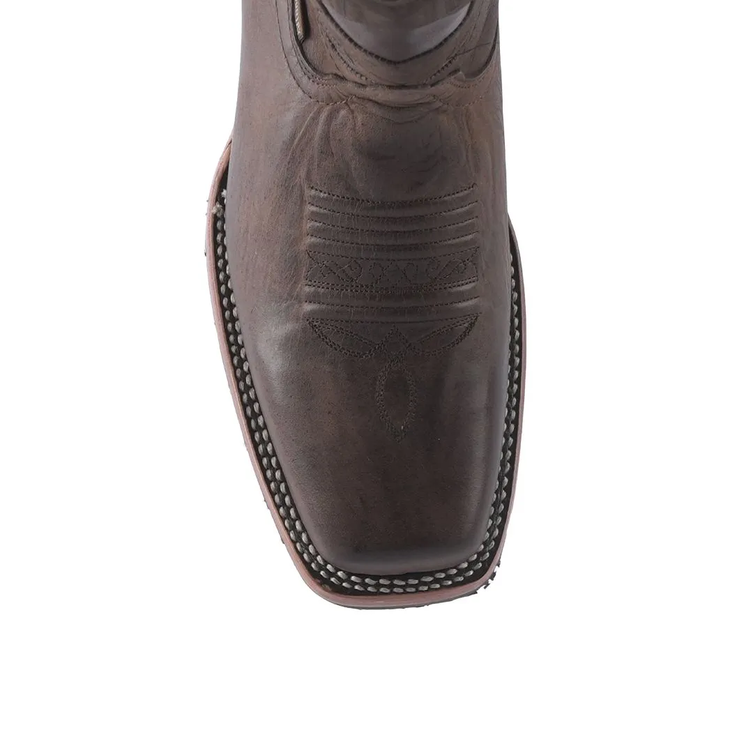 Texas Country Western Boot Savat Choco Rodeo Toe E692