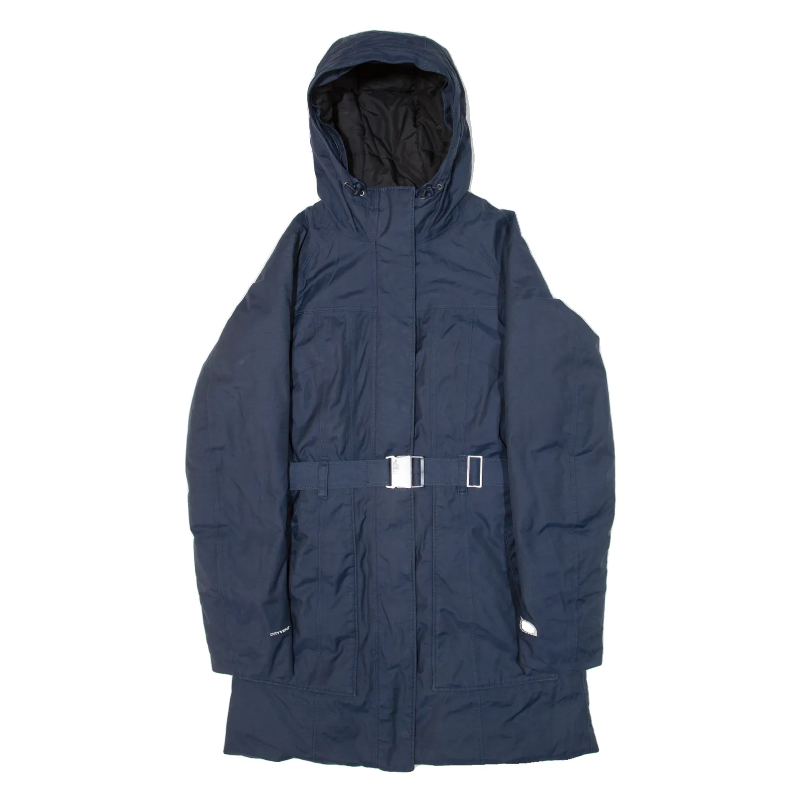 THE NORTH FACE DryVent Insulated Womens Parka Coat Blue Hooded XS