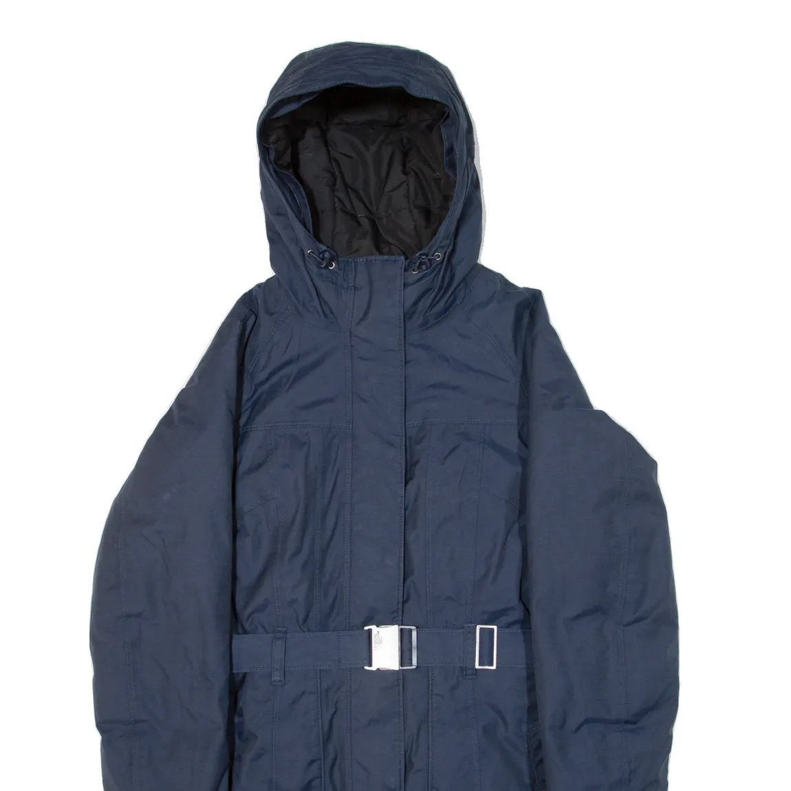 THE NORTH FACE DryVent Insulated Womens Parka Coat Blue Hooded XS