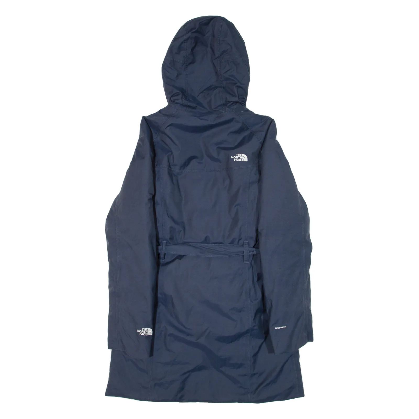 THE NORTH FACE DryVent Insulated Womens Parka Coat Blue Hooded XS